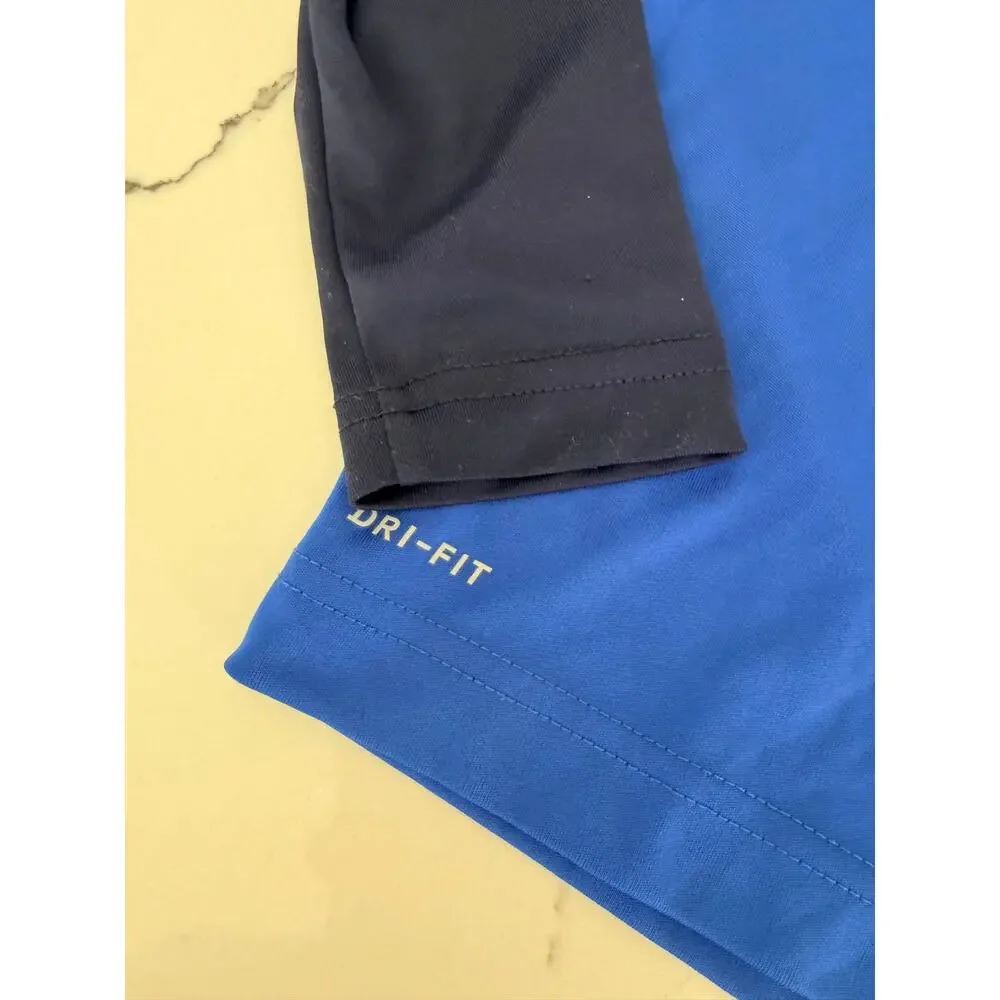 Nike Baby Boys Blue Dri-Fit Raglan T-Shirt 4T